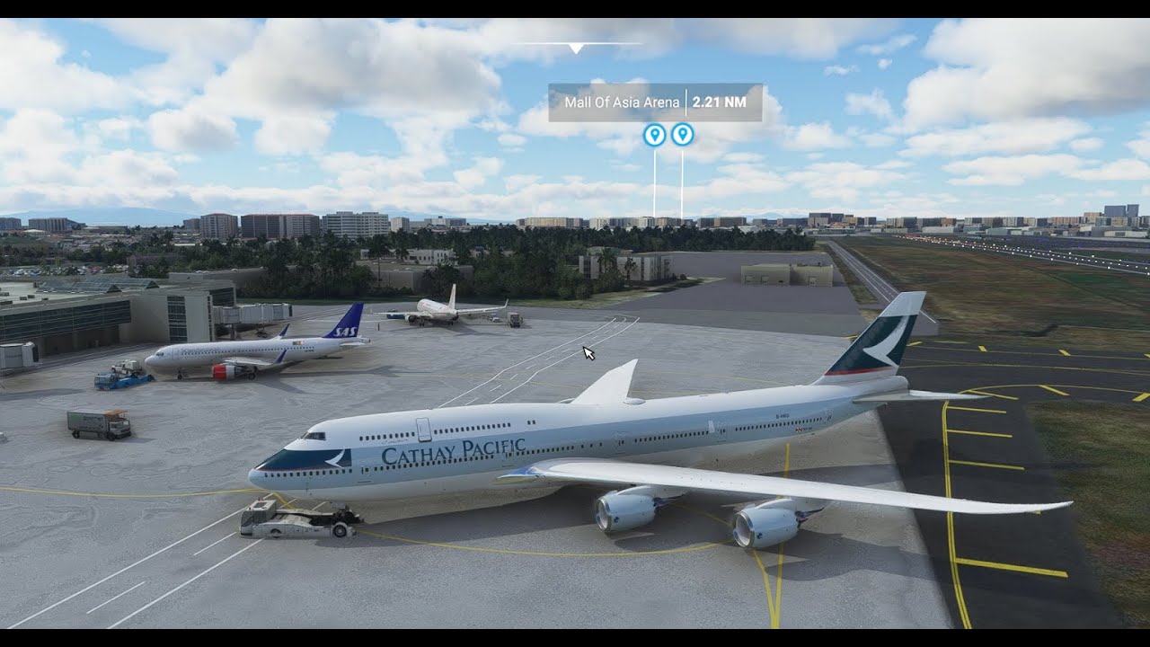 Cathay Pacific Boeing 747-8i (Manila - Hongkong) - Full Flight - Microsoft Flight Simulator 2020