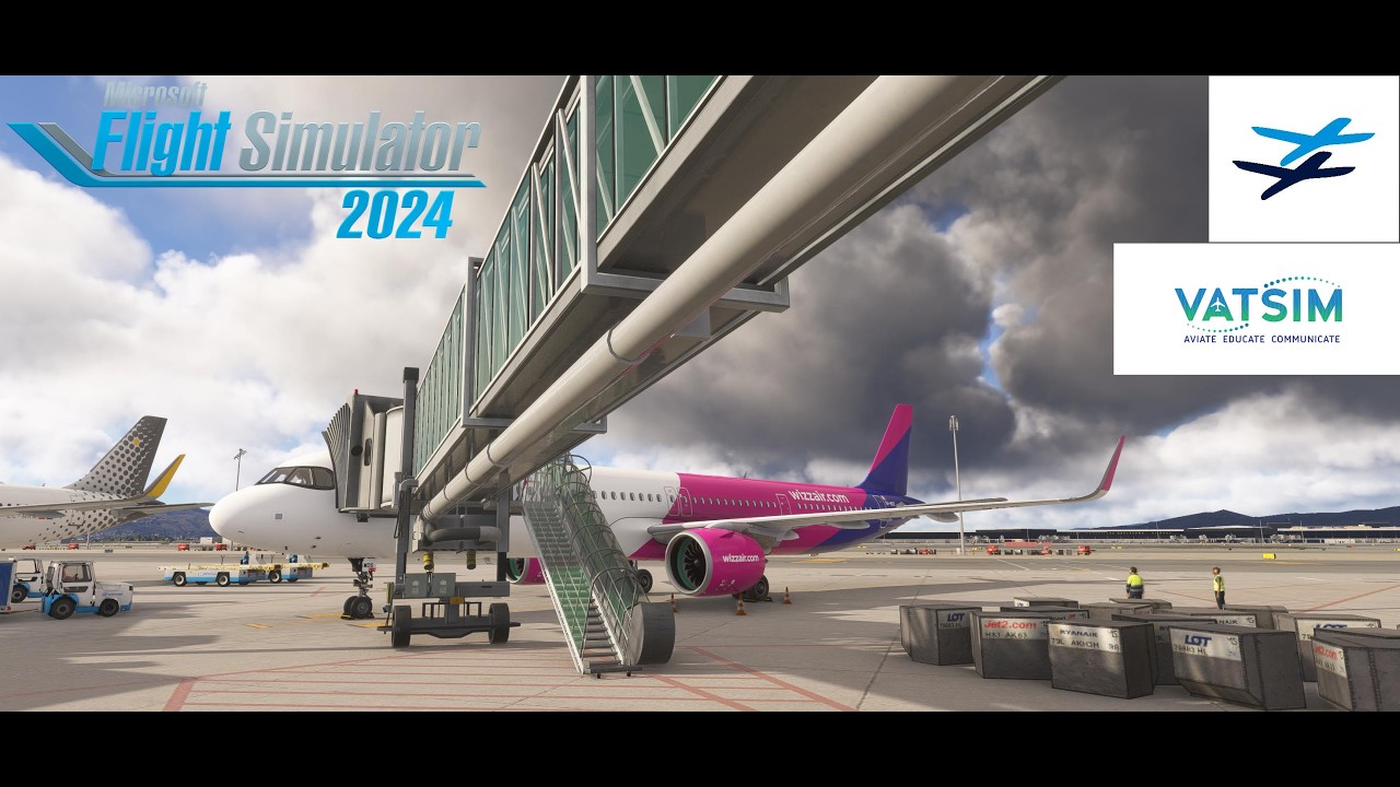Cely let z LEBL do LZIB + full VATSIM ATC | FSLabs A321NX PW | MSFS2024 | WIZZer OPS