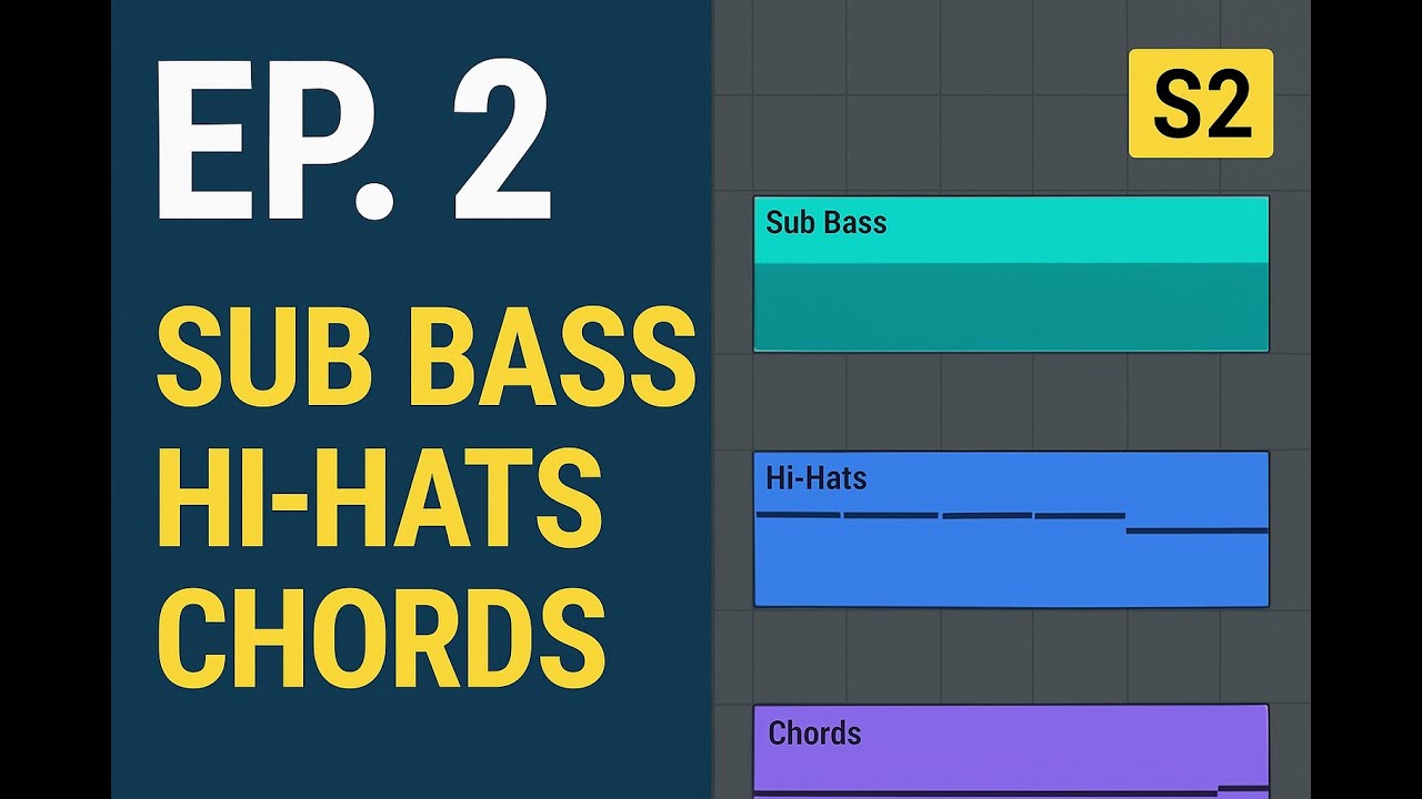 How to Make Uplifting Trance (Driving & Modern 2025) S2. Ep 2 - Sub Bass, Hi-hats, and Chords