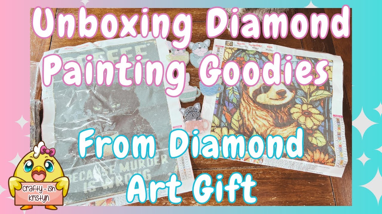 Unboxing Diamond Painting Goodies from Diamond Art Gift! #diamondartgift