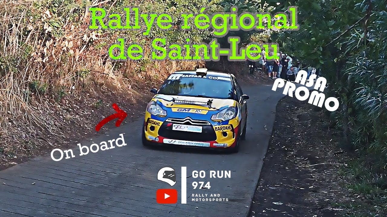 [4k] Rallye / Rally /// Saint-Leu / On board Beurard-Cazanove DS3 R3 GMB rallye ES-SS 2 /// Réunion
