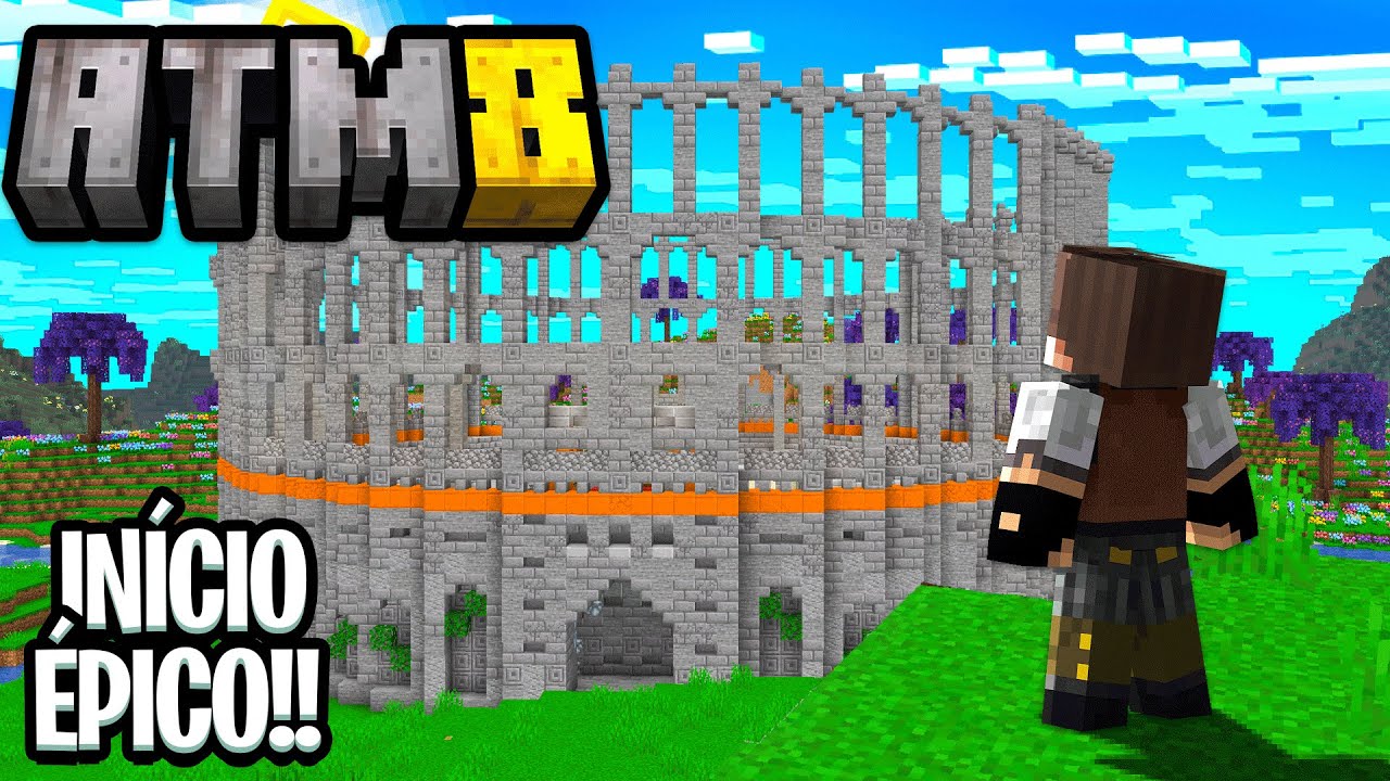 ENCONTREI O COLISEU DO VINICCIUS NESSE MODPACK! #ATM8 01