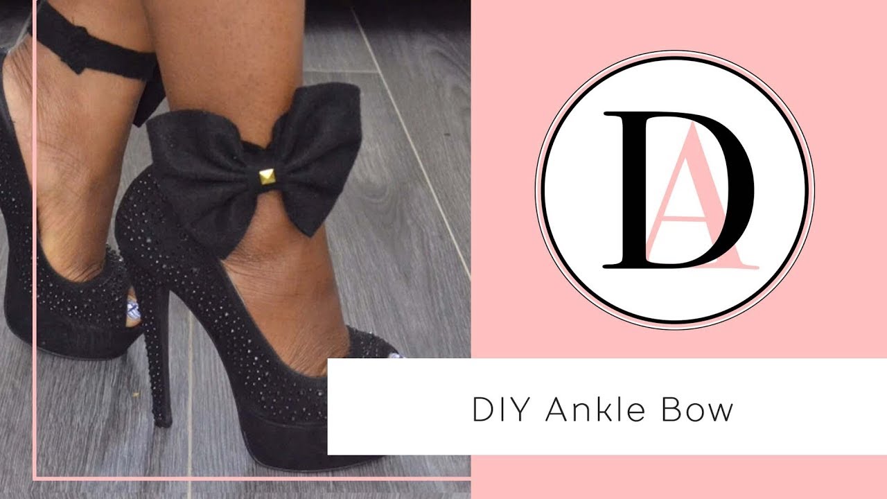 DIY Ankle Shoe Bow