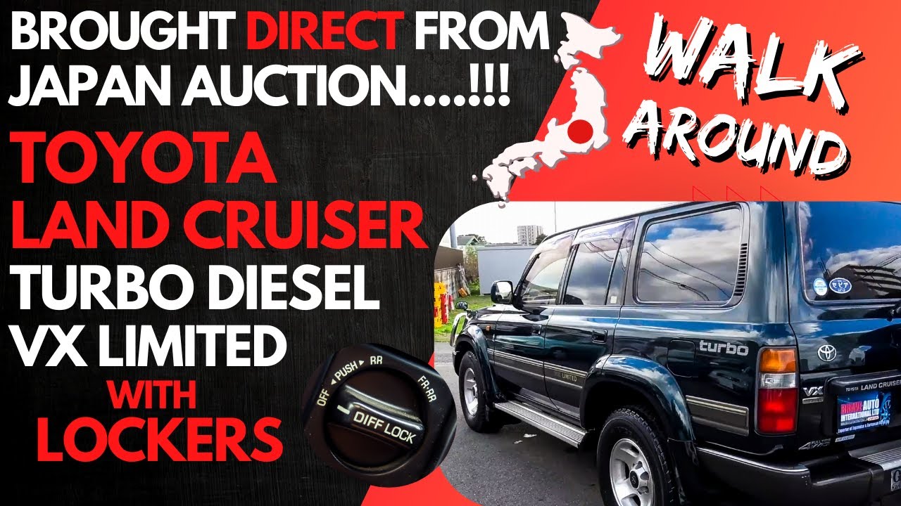 1994 Toyota Land Cruiser HDJ81 | Turbo Diesel, Lockers & Pristine Condition | JDM Walkaround