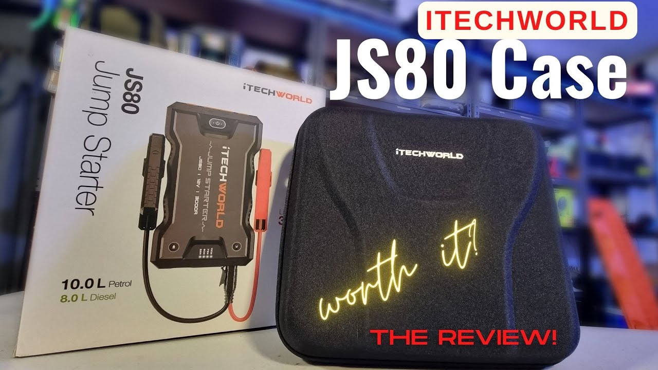 iTechWorld JS80 Jump Starter Case | Keep Your JS80 Safe! Hard Case for JS80 Jump Starter | Review
