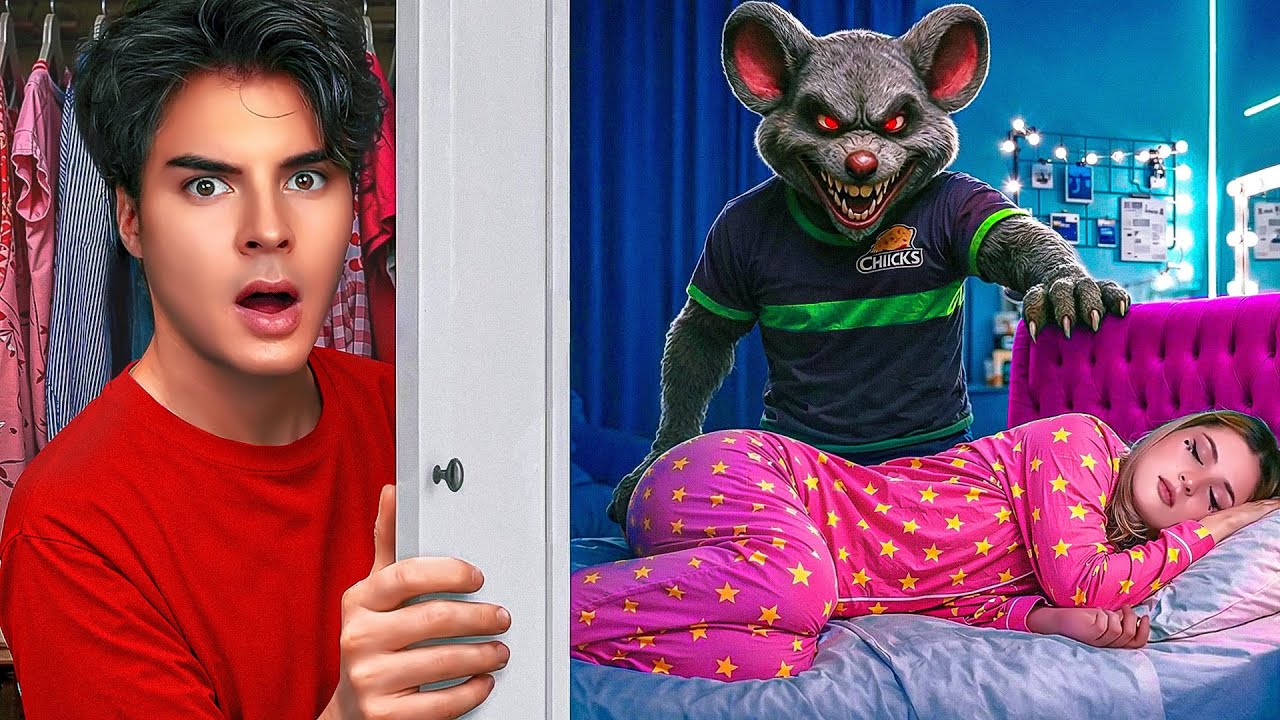CAPTÉ al RATÓN CHUCK ESPIANDO a DIPSSY desde su CLOSET!! 😱🧀🟢