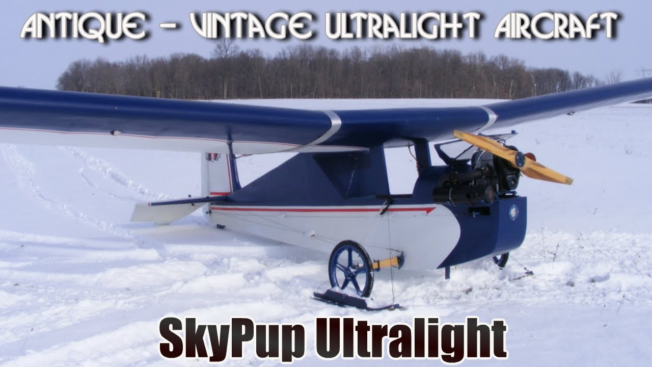 SkyPup antique ultralight, part 103 legal ultralight aircraft.