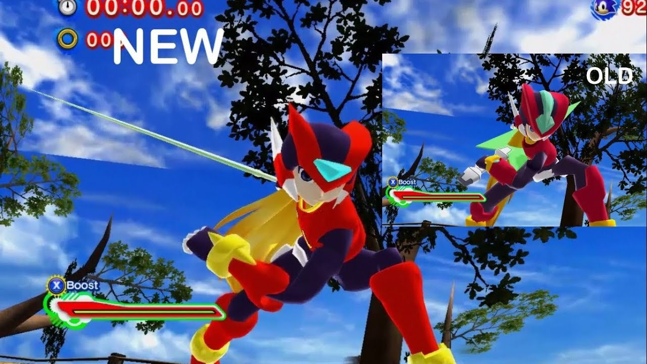 Sonic Generations Model Comparison  - Megaman Zero