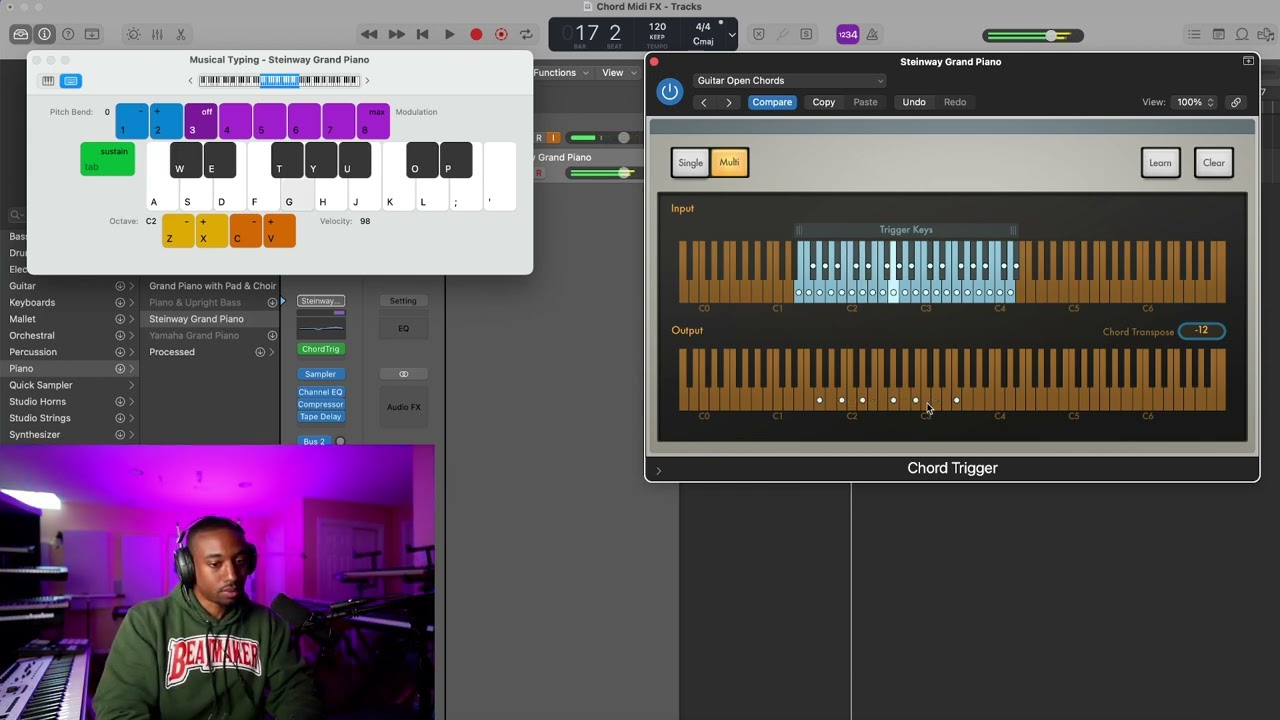 Logic Pro X   Chord Trigger and Arpeggiator