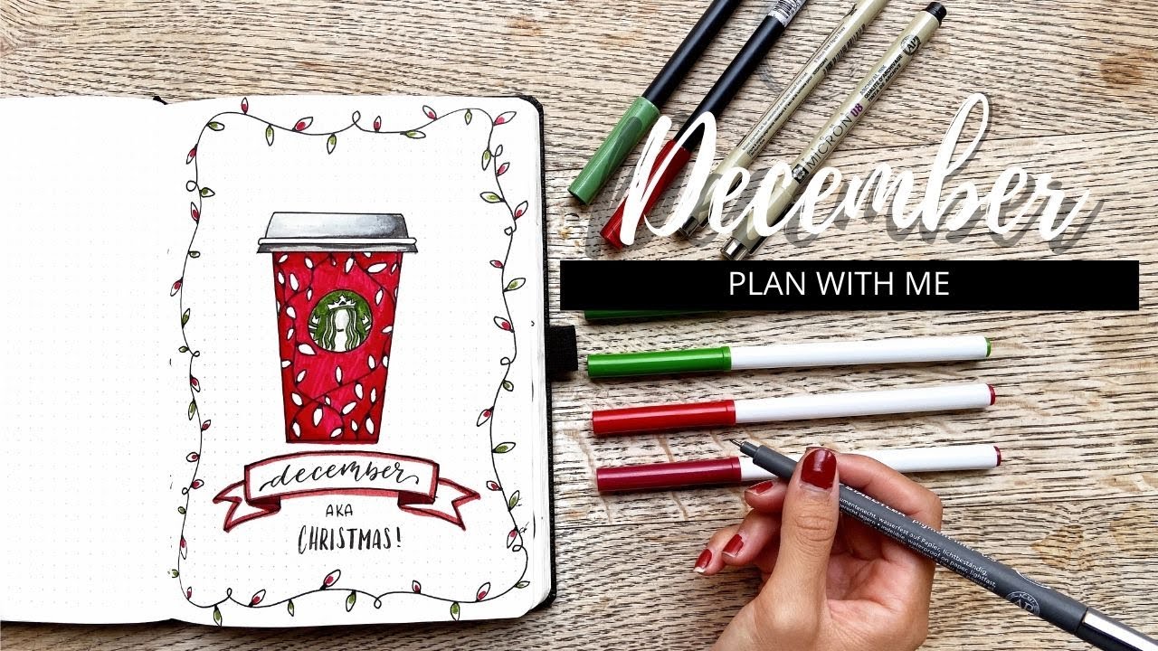 PLAN WITH ME | December 2019 Bullet Journal Set Up