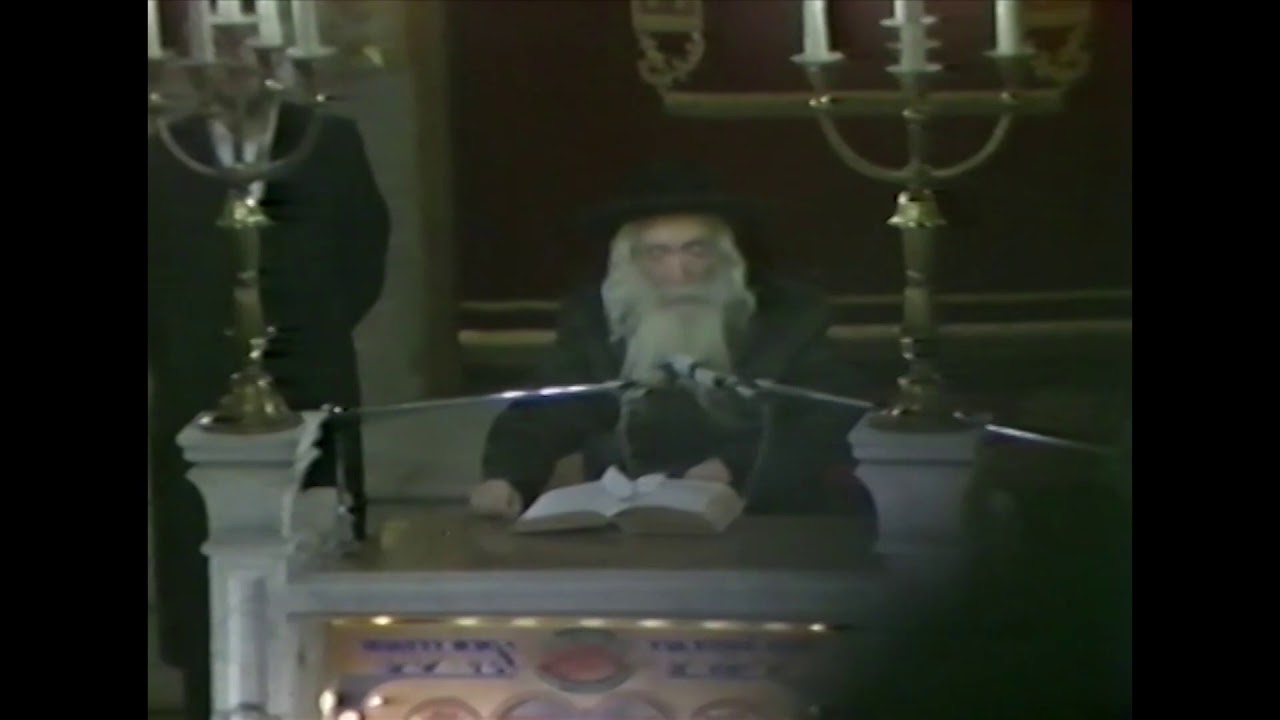 1982 Klausenburger Rebbe Antwerp Visit