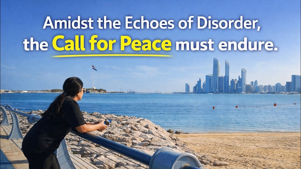 Experience the breathtaking beauty of Abu Dhabi Marina and Corniche  in the peaceful morning sunrise