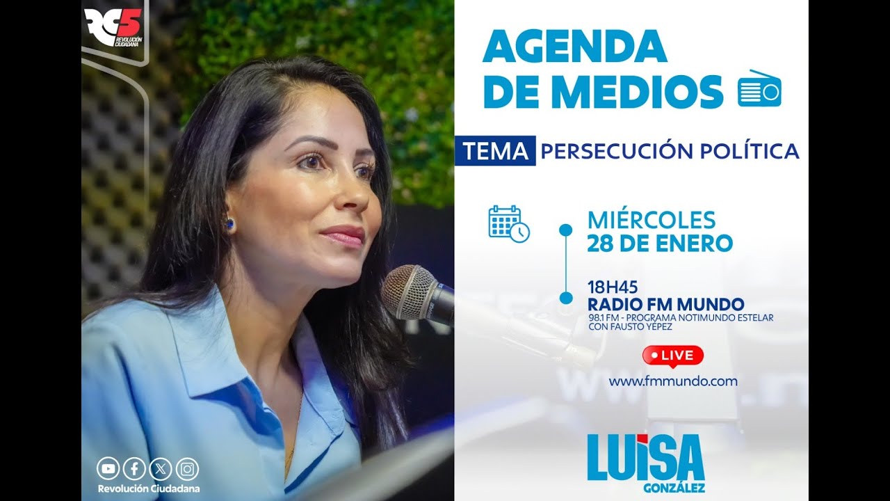 🔴 EN VIVO Luisa González - Persecución política