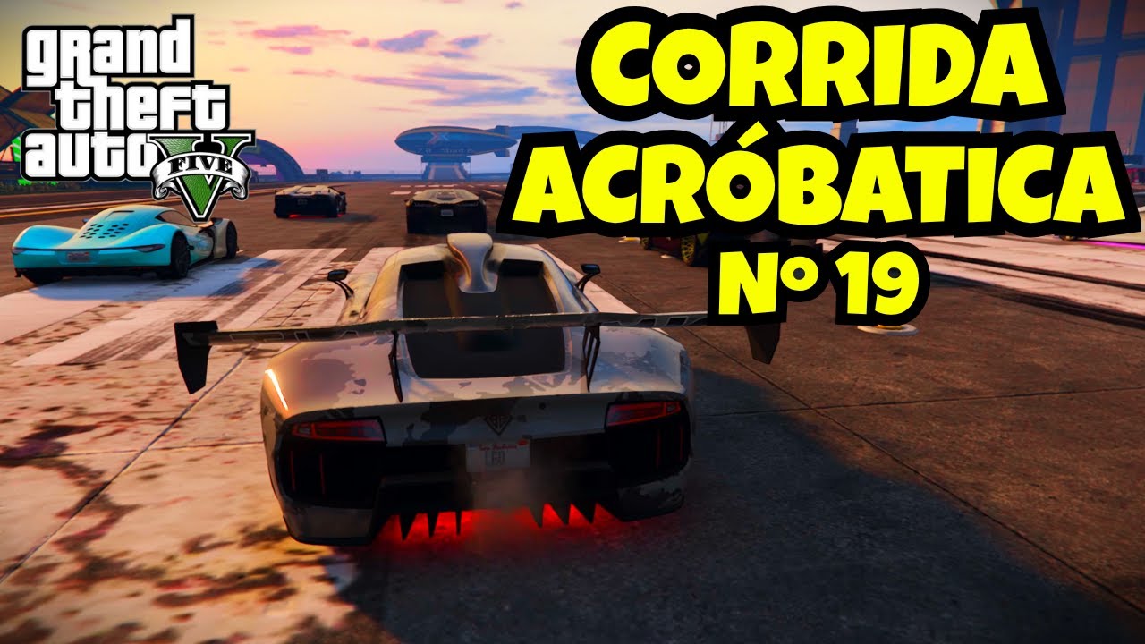 GTA 5 - CORRIDA ACROBÁTICA / Entre Saltos e Loopings