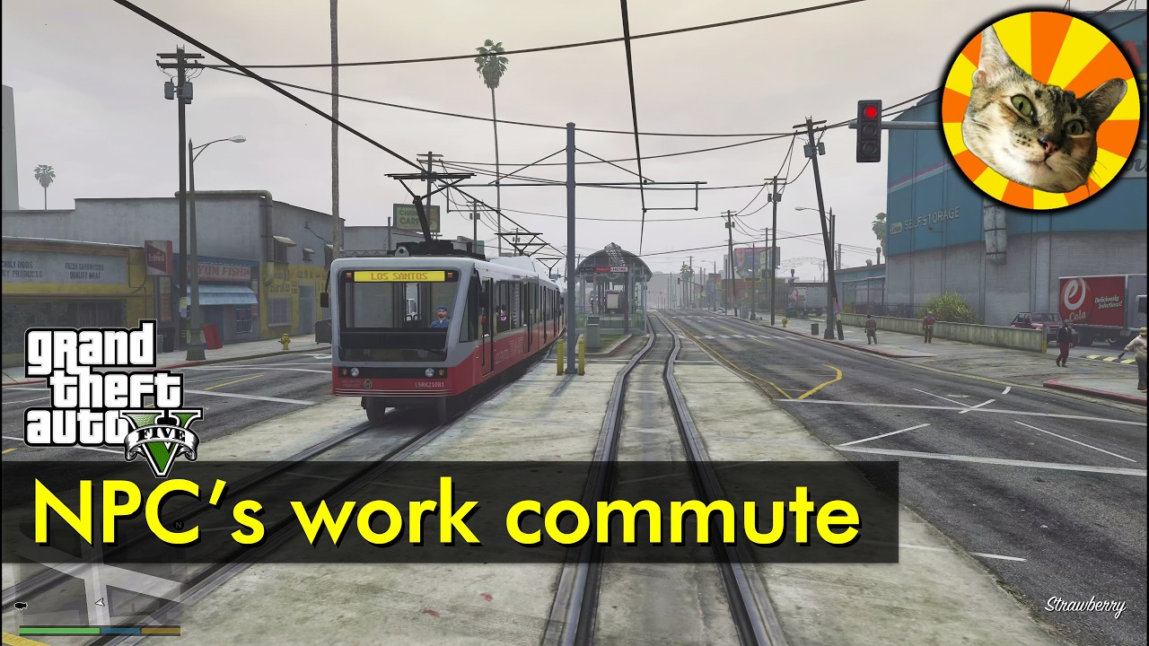Grove Street NPC's office work commute | GTA V