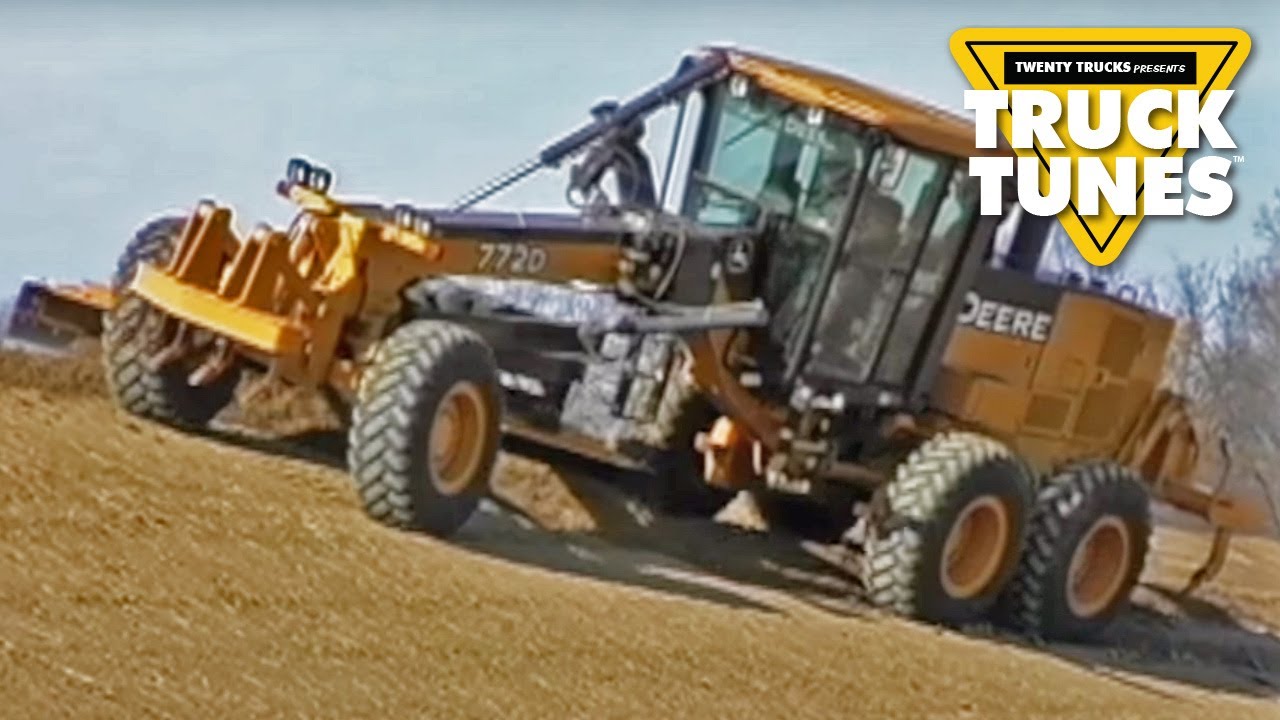 Grader for Children | Truck Tunes for Kids | Twenty Trucks Channel