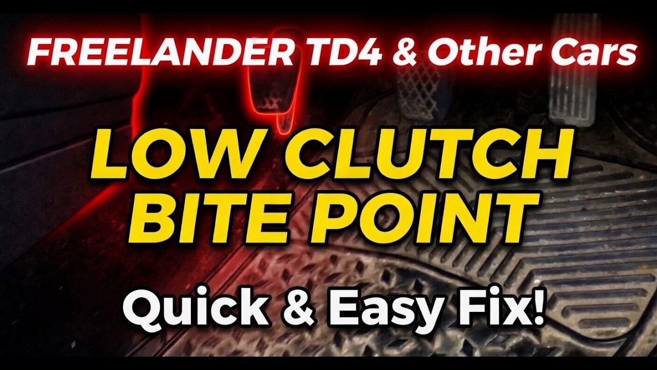 Low Clutch Bite Point? How I Did a Quick Fix. Freelander and other cars