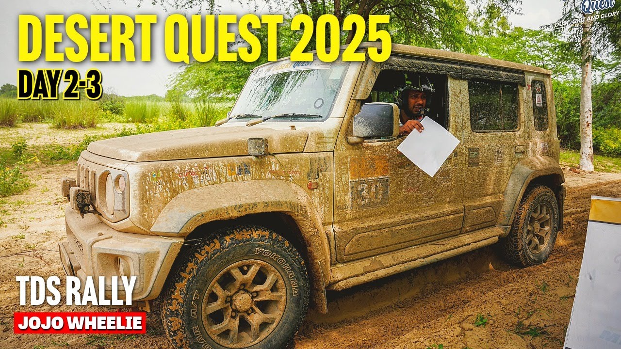 Rajesh Toyota Desert Quest 2025 Day 2,3 TSD rally in Rajasthan | learn how to race and explore India