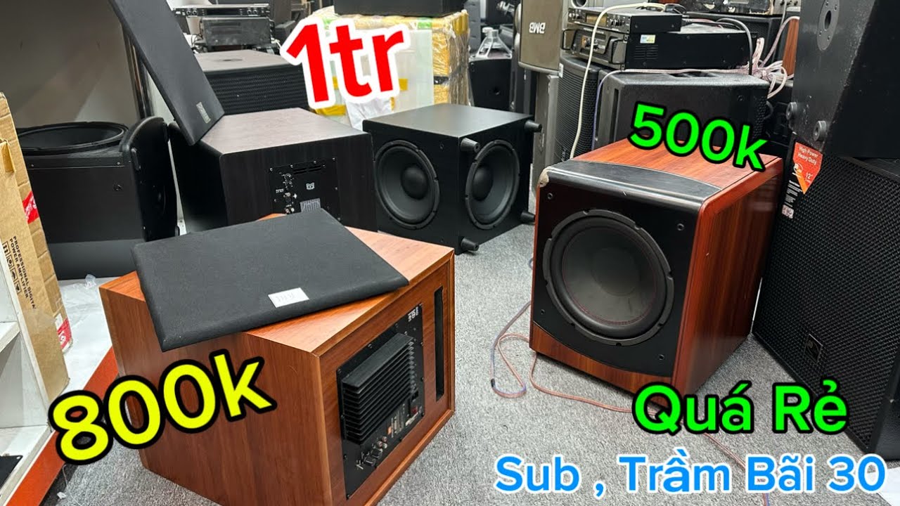 Cần Tiền Trả Tiền Điện, Tiền Nhà, Xả Toàn Bộ Cửa Hàng Sub Trầm Bãi 30 B/W, Martin, JBL Giá Quá Rẻ