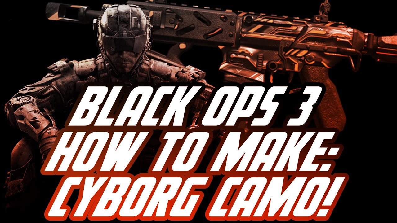 Black Ops 3 - Cyborg Camo - BO3 Paintshop (How To Make)
