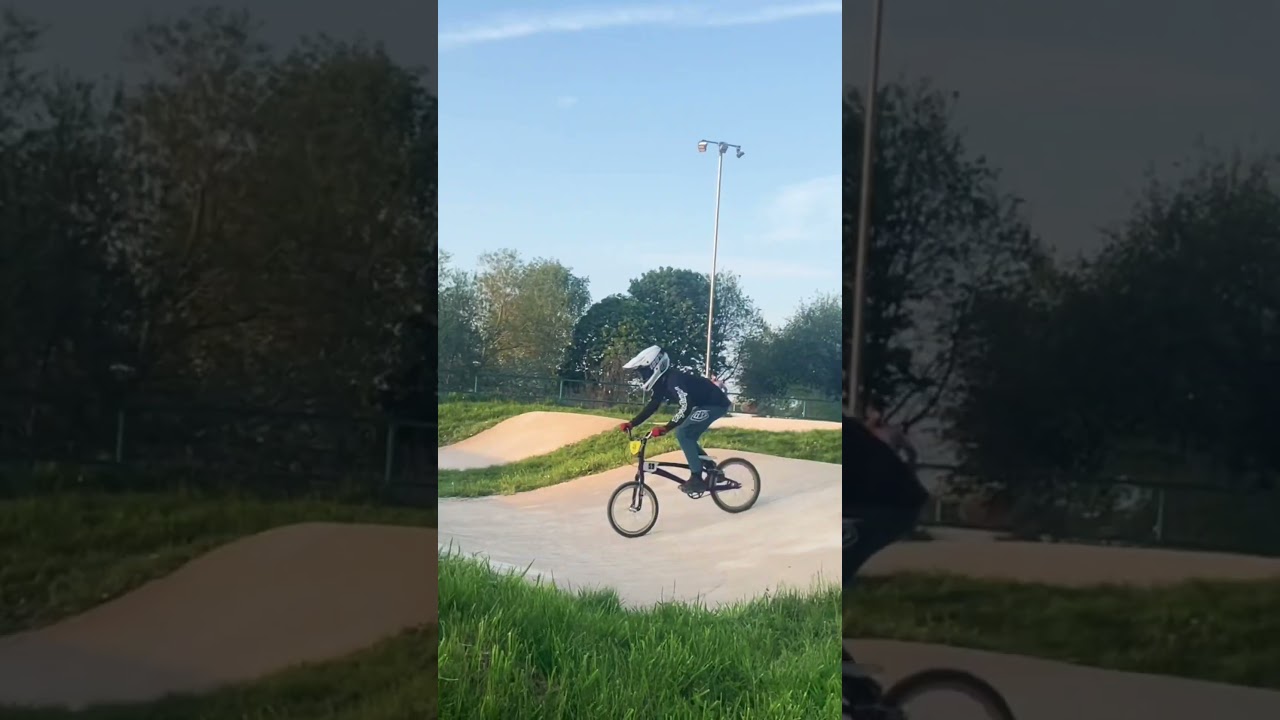 Training at derby bmx track