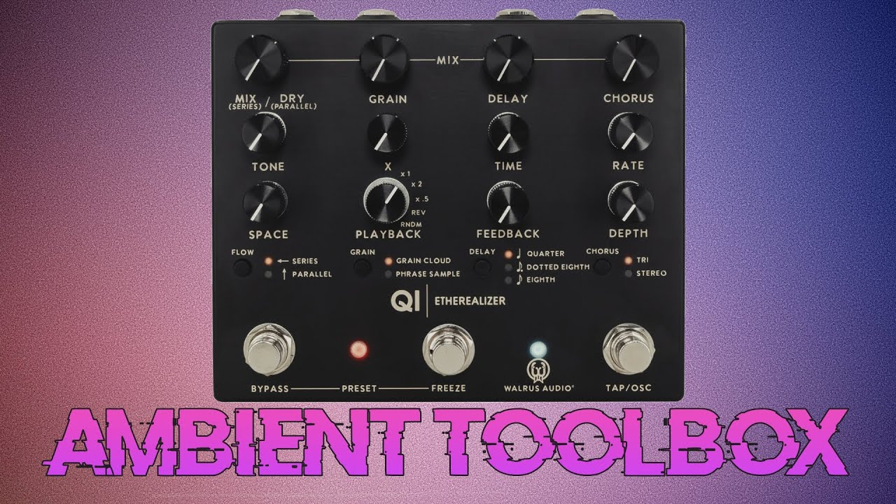 My first look at the Walrus Audio Qi Etherealizer on a teo-5. Is it any good ?