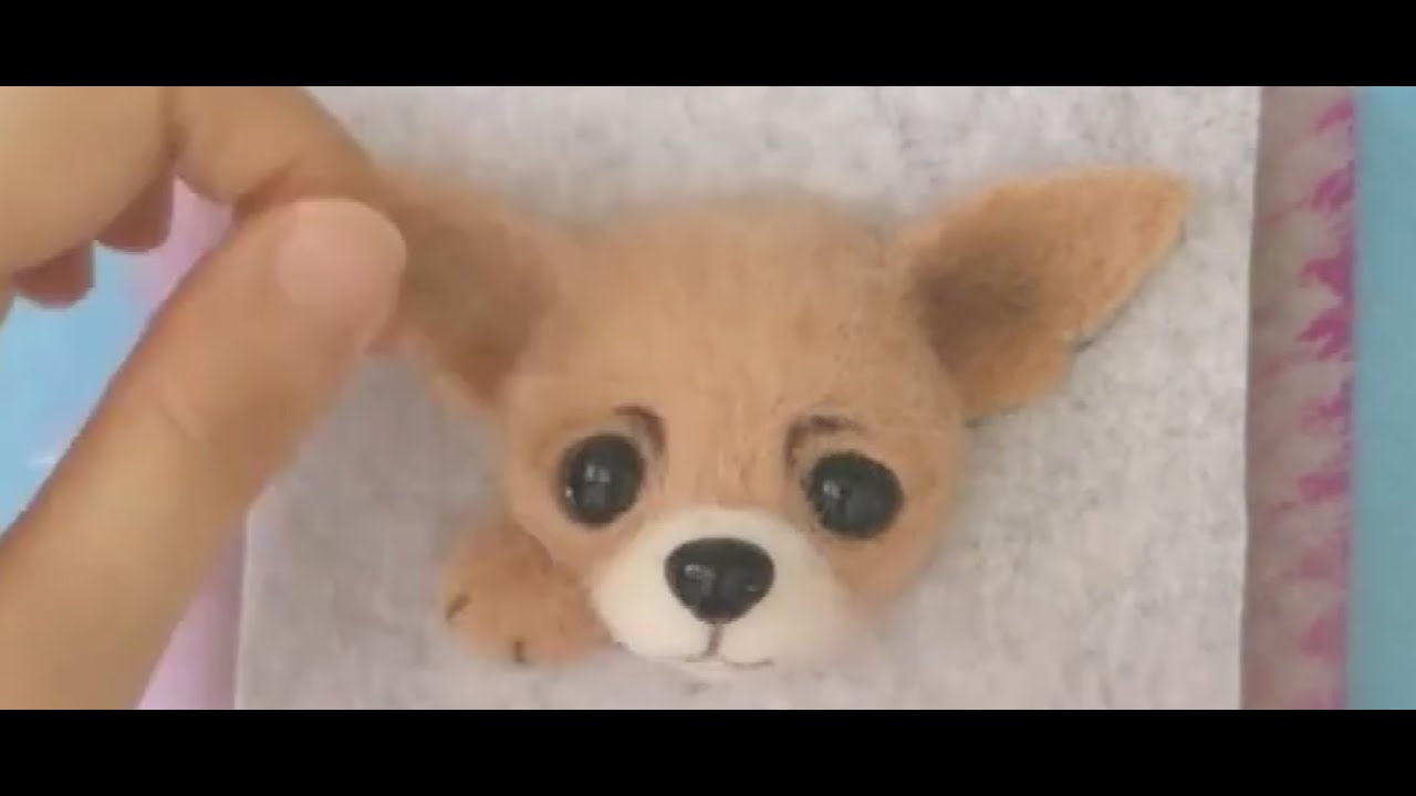 Wool Needle Felted Chihuahua
