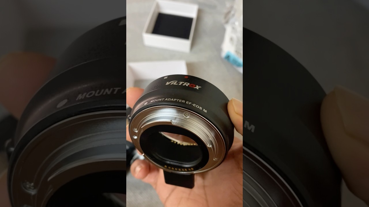 Canon lense adapter | viltrox mount EF-EOS M | Mirrorless Camera