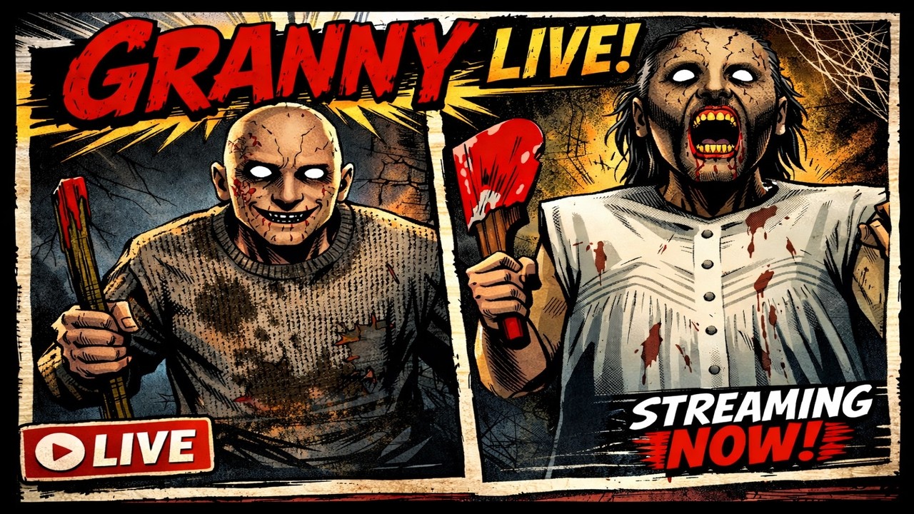 🔴GRANNY LIVE 😱 | Can I Escape Without Dying? #Granny #GrannyLive #HorrorGame #gaminglive