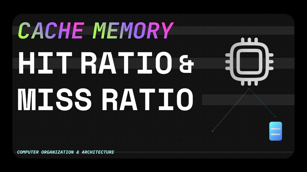 Cache Memory Explained | Locality of Reference, Cache Hit & Miss, Hit Ratio Example