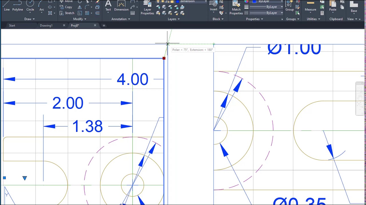 Аннотативное масштабирование и макеты AutoCAD 2021