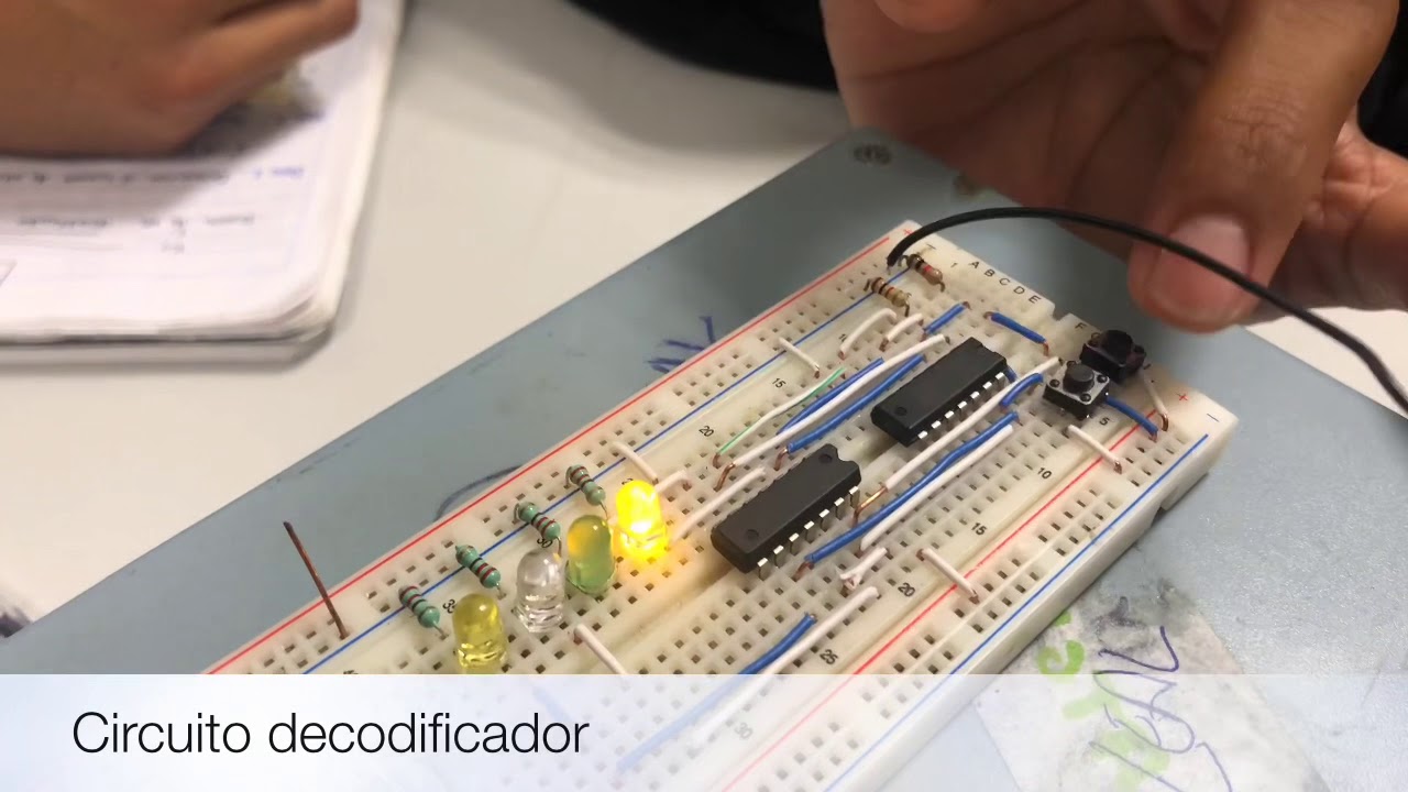 Cómo diseñar un decodificador de 2 entradas. Super Fácil  !!!!