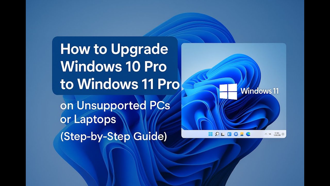 Как обновить Windows 10 Pro до Windows 11 Pro на неподдерживаемых ПК и ноутбуках