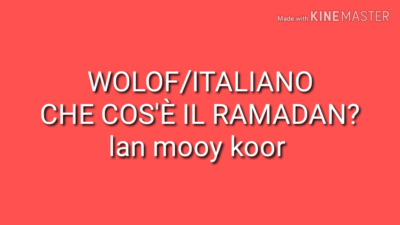 WOLOF/ITALIANO