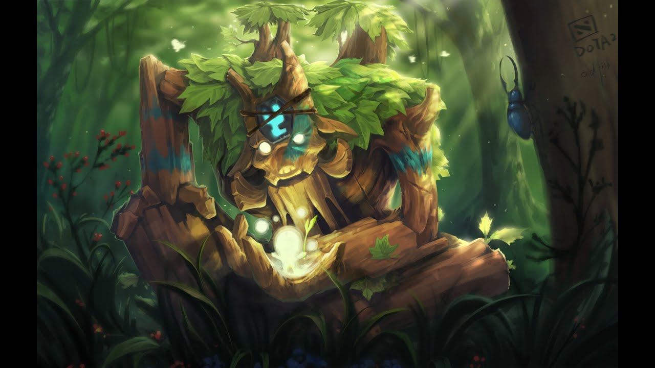 гайд на Treant Protector (дайте ему ливинг армор и он всё сделает ) 70 миунт ливинг армора