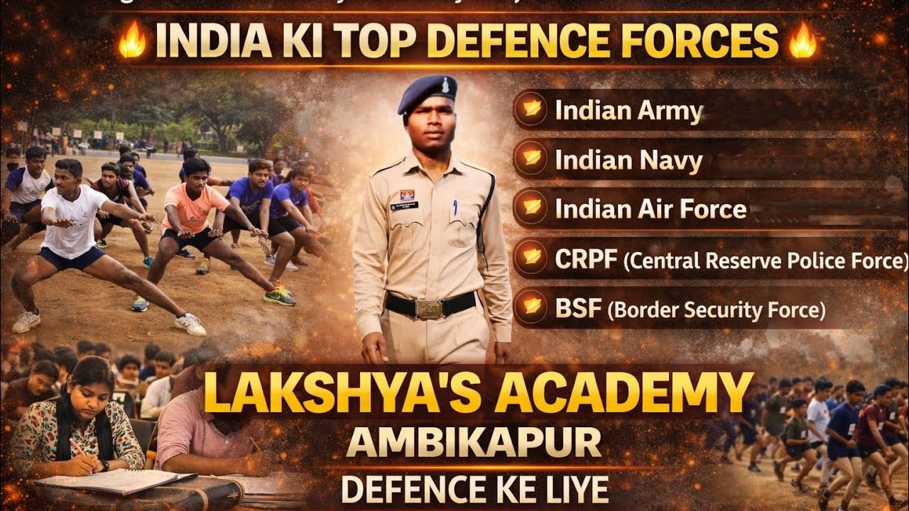 लक्ष्य एकेडमी 🚨🪖 अंबिकापुर छत्तीसगढ़ 🎯⚡ ll #exercise #training #army #defence 🎯 ।। 