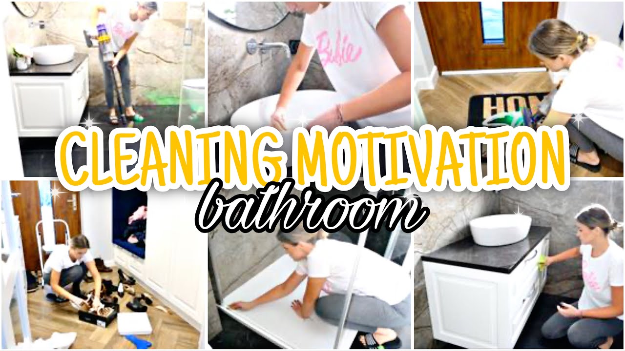 CLEAN WITH ME 2025 | DEEP CLEANING MOTIVATION BATHROOM | DECLUTTER