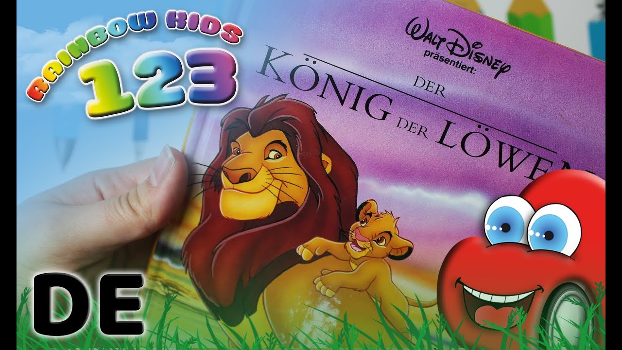 Geschichten für Kinder: Der König der Löwen - Disney Buch - Deutsch - Rainbow Kids 123