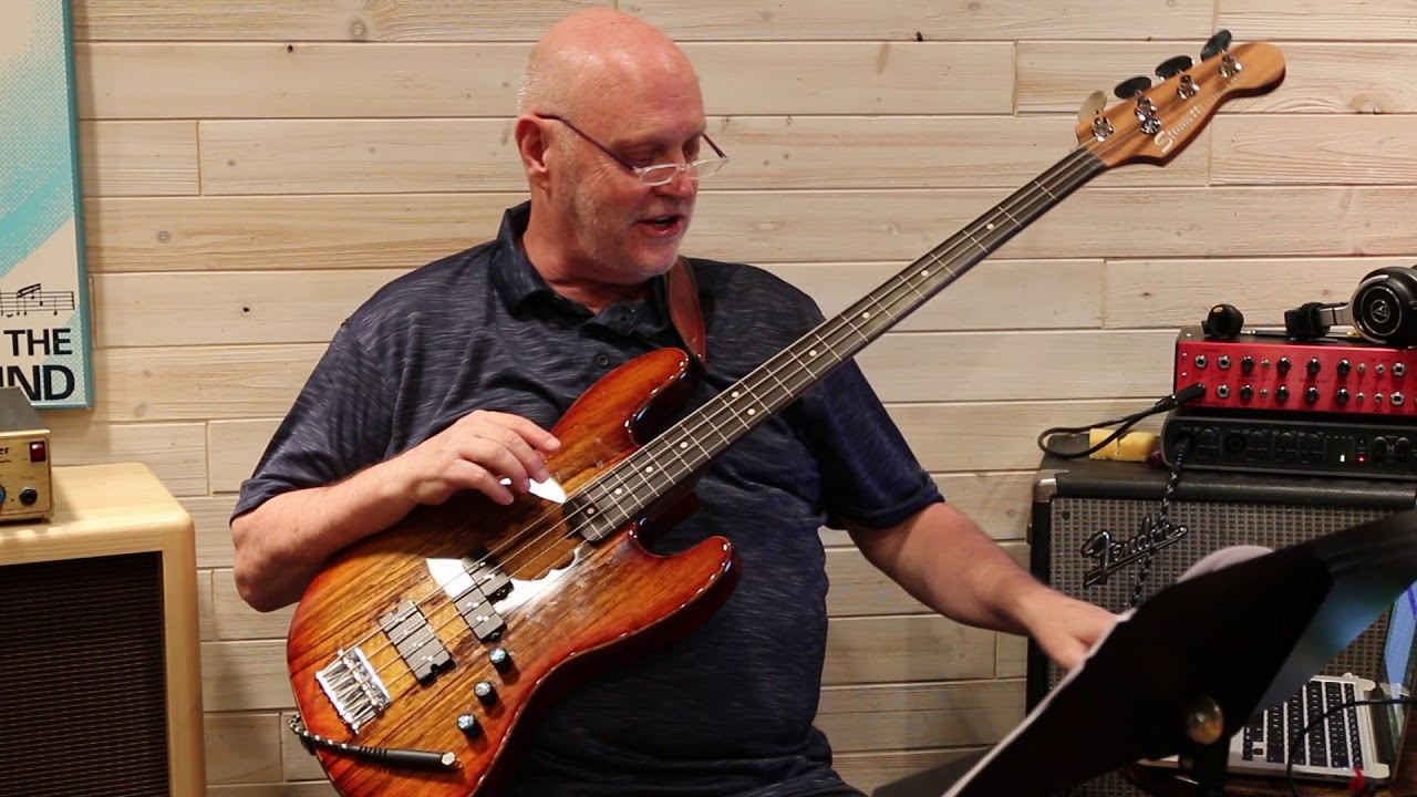 Real Bass Lessons 133 - Walking Over One Chord D Minor, Part 4