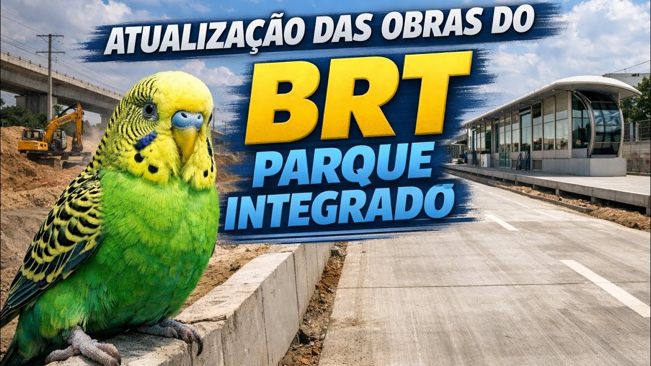 Atualização das obras do parque integrado do BRT obras em Cuiabá!