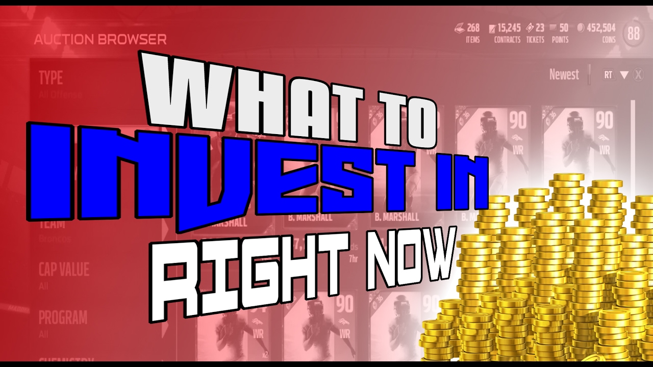 BEST THINGS TO INVEST IN RIGHT NOW!!! ALSO WHEN TO SELL YOUR TEAM!!!!!