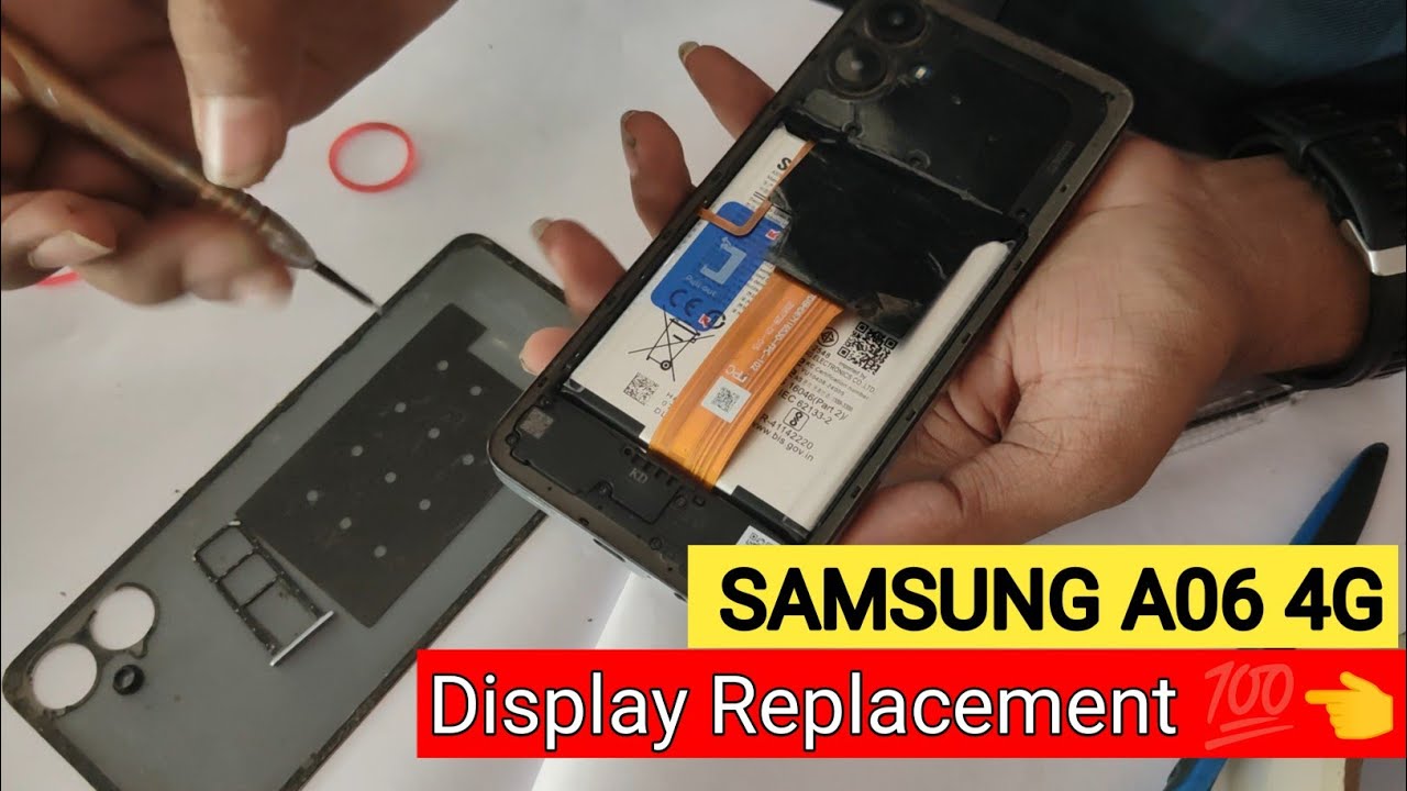 Samsung A06 4G Display Replacement-DIY Guide To Fix Your Brocken Phone Display!#diy #combofixing 