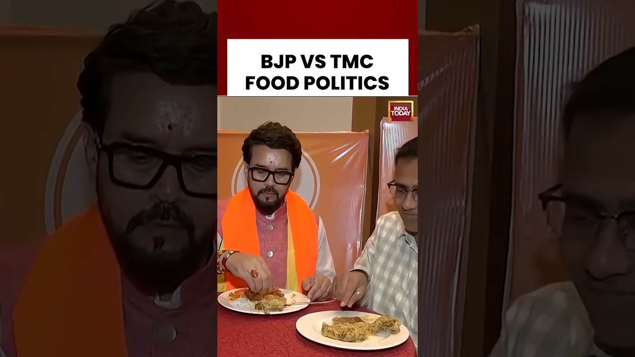 Bengal Elections | BJP vs TMC Food Politics #anuragthakur #bengalpolitics #shortsvideo #viralvideo
