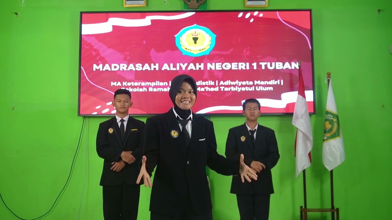 Implementasi Pancasila Membangun Generasi Berani dan Berintegritas_Man 1 Tuban_Lomba Pidato Trio