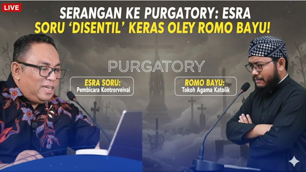 Panas !! Esra Soru Tantang Doktrin Purgatory — Jawaban Romo Bayu Bikin Terdiam!”