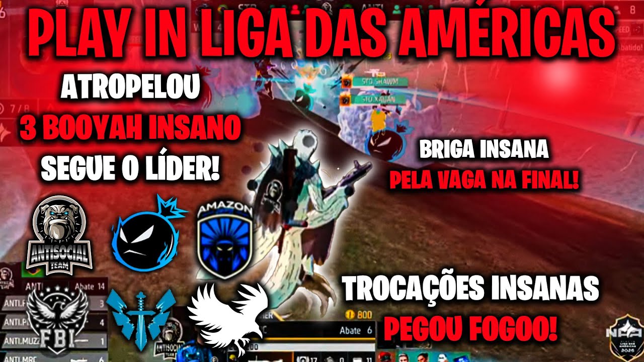 ATROPELOU LÍDER! ANTI ACZ STRESSED BRATVA DEUSES ANGELS! PEGOU FOGO NA PLAY IN LIGA DAS AMÉRICAS!