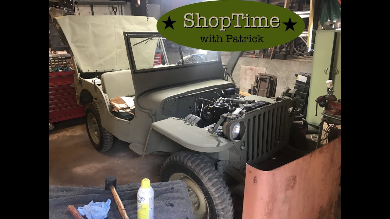 1943 Willys MB Restoration:  Install Windshield Glass