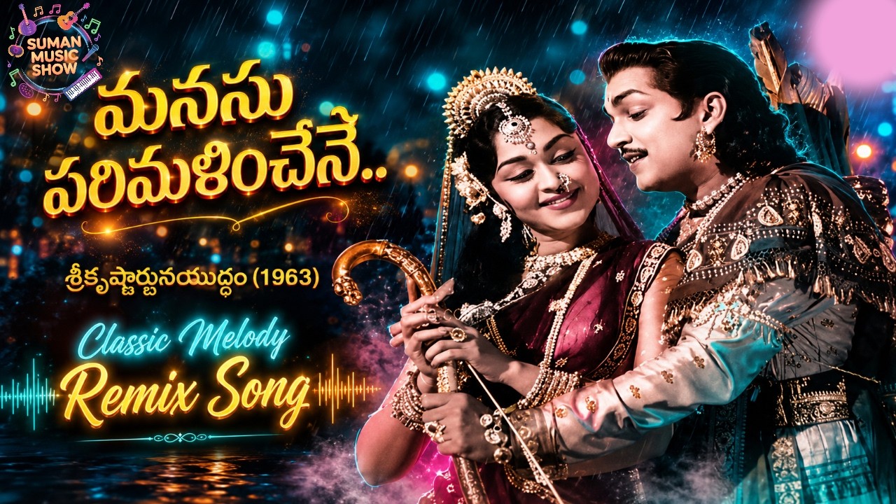 Manasu Parimalinchene Song - Sri Krishnarjuna Yuddham || NTR || Nageshwara Rao || @sumanmusicshow