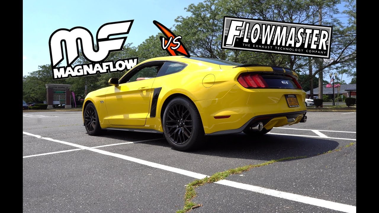2015-2017 Mustang GT MagnaFlow Competition Series Axle backs VS FlowMaster Outlaw Axle backs
