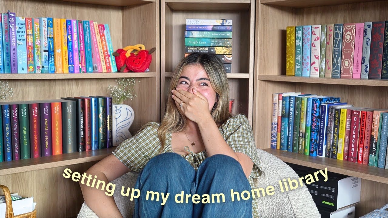 husband SURPRISES ME with my DREAM home library...